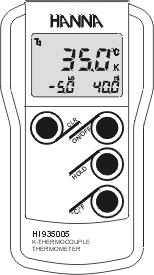 CALIBRAÇÃO PELO UTILIZADOR Os modelos HI 935005N e HI 935009 podem ser calibrados a 0ºC utilizando um banho de gelo.