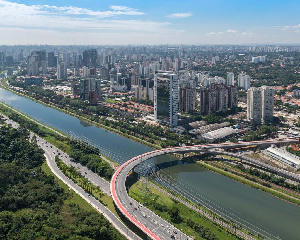 A REGIÃO O edifício Urbanity Corporate está localizado na Chácara Santo Antônio, região de franca expansão no mercado corporativo de São Paulo.