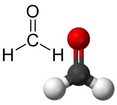 Figura 1: Fórmula molecular do formaldeído Fonte: PINA, C.D.S. Avaliação da exposição profissional ao formaldeído: Efeito genotóxico.