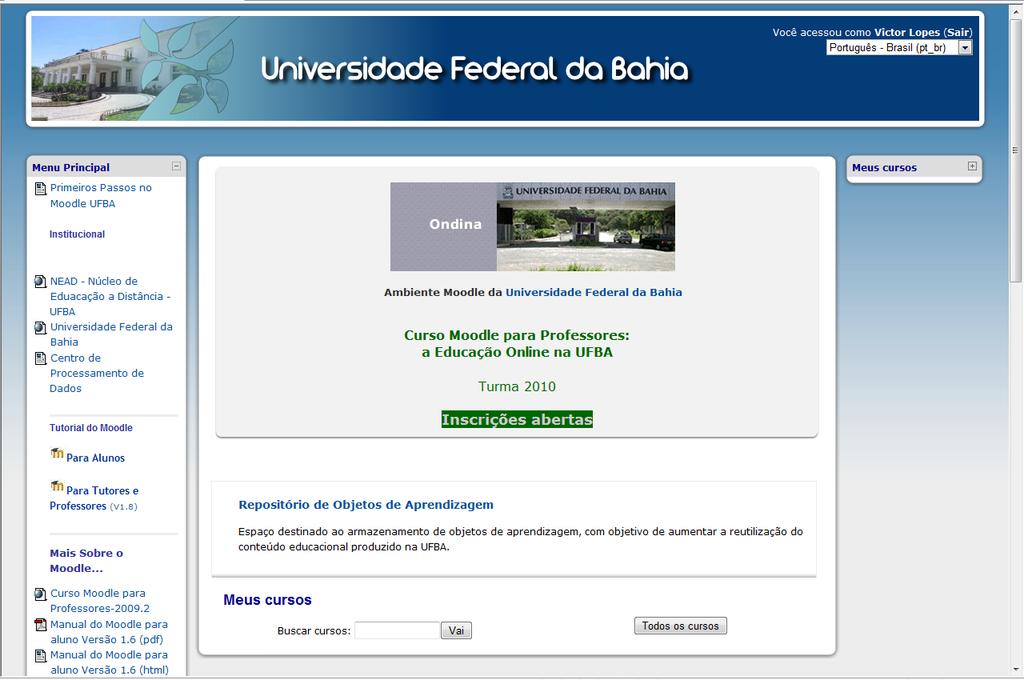 36 4.2 ANÁLISE DOS RESULTADOS OBTIDOS Como principal resultado deste trabalho, temos a configuração de uma base de dados utilizando um recurso nativo do Moodle, inicialmente dentro do curso