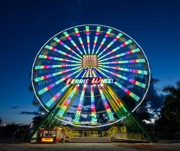 4. Leia o fragmento da notícia a seguir e resolva a atividade: Parque Nicolândia em Brasília, inaugura nova roda-gigante O brinquedo de 40 metros de altura é a mais moderna roda panorâmica da América