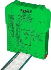 2 Trilho DIN 35mm Fig. 6 2 Abaixe o módulo até que ele se encaixe no trilho, (fig. 03). Fig. 3 Trilho Autoalimentado tipo Power Rail : O trilho power rail TR-KD-05 é um poderoso conector que fornece interligação dos instrumentos conectados ao tradicional trilho 35mm.