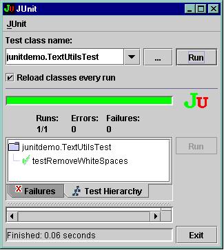 Exemplo: como executar 13 Use a interface de texto java -cp junit.jar junit.textui.testrunner junitdemo.