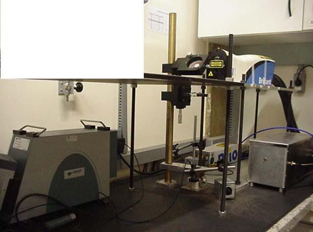 2 mostra o Instrumento LIBS construído pelo Grupo de Instrumentação e Automação em Química Analítica (GIA) da UNICAMP que foi utilizado para o