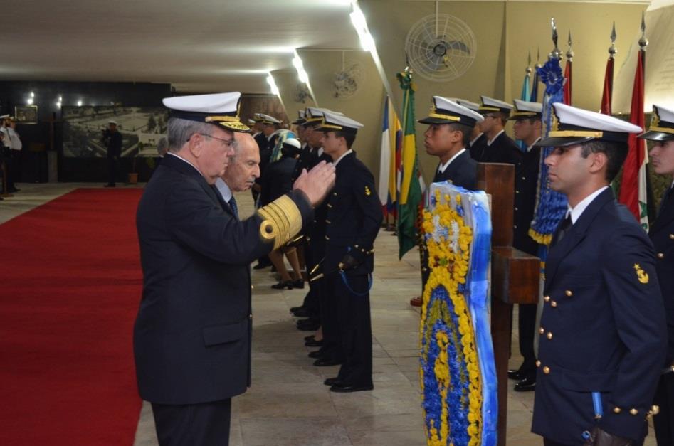 Militares da Marinha no Rio de Janeiro, representação de Aspirantes da