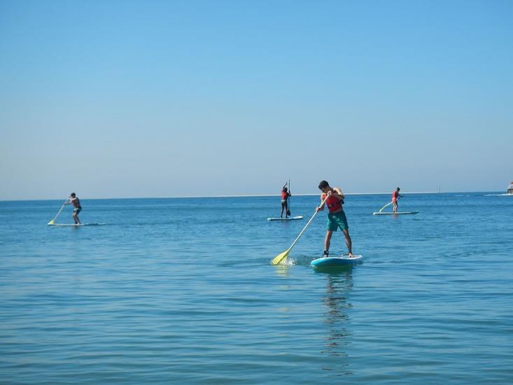 atividade náutica o Stand Up Paddle.