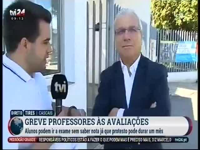 Greve dos professores às avaliações - direto