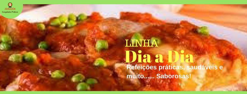 Linha Tradicional Receitas em porções para uma ou mais pessoas.