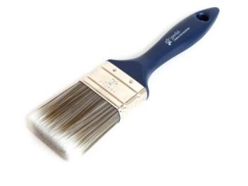 Trinchas de Pintura <Trincha Chrome <Filamentos sintéticos, virola em aço niquelado, cabo de plástico. <Indicada para tintas aquosas. Sem perdas de pelo.
