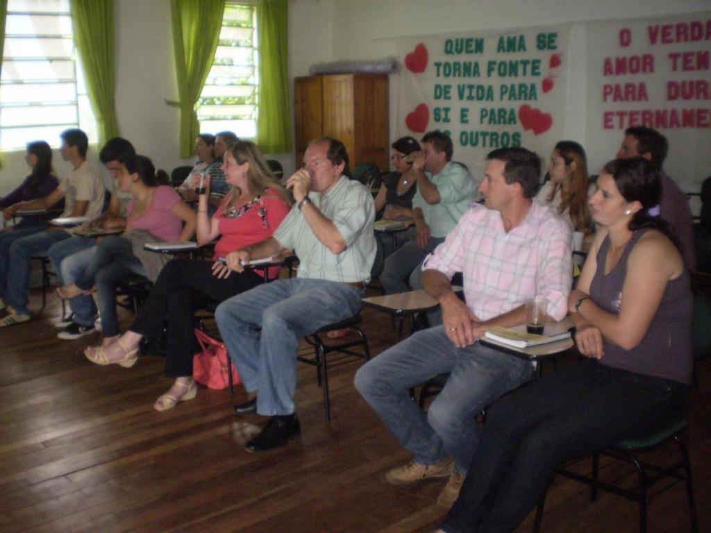 Nesse ano de 2012 também desenvolvemos a palestra sobre como prevenir as deficiências antes, durante e após a gravidez para 14