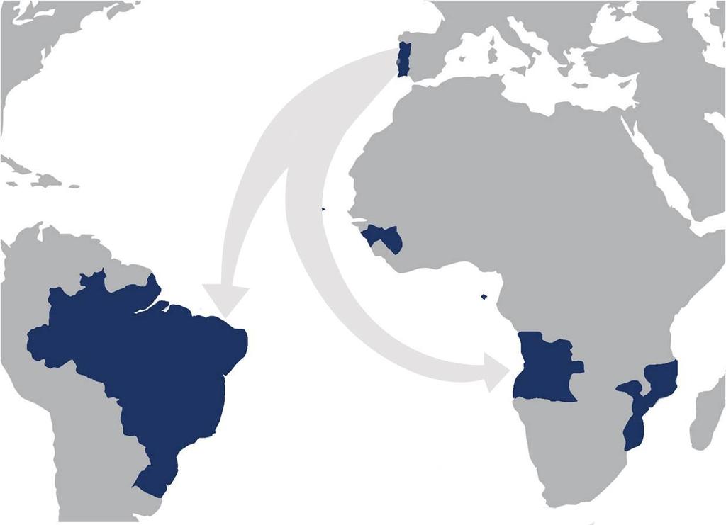 Caracterização dos Tráfegos e das Linhas Regulares no Espaço CPLP Fluxos de Tráfego no Espaço CPLP Relações Portugal Angola e Brasil 21 1.