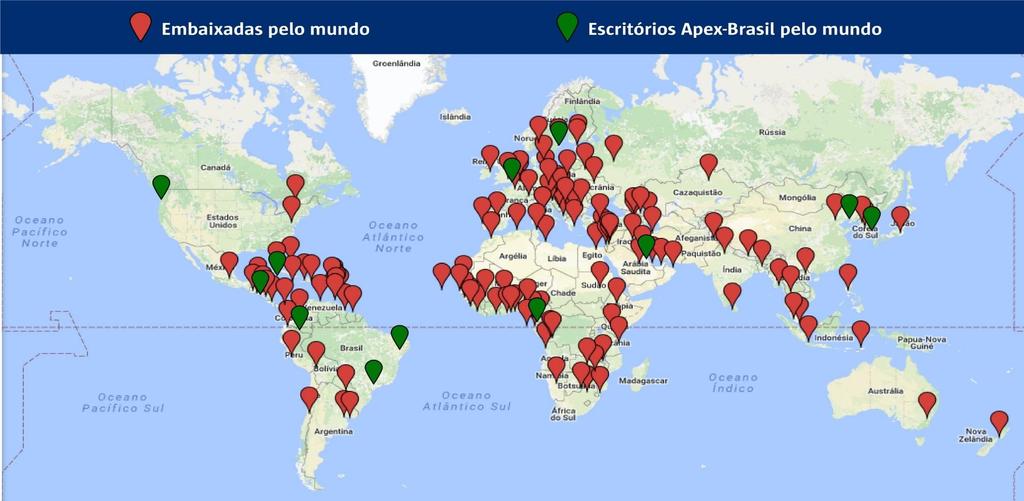 A Apex-Brasil tem sua sede em Brasília,