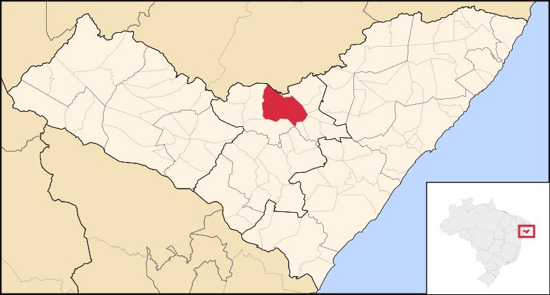 Mapa 1 - Localização do município de Palmeira dos Índios/Alagoas. Fonte: WIKIPÉDIA (2013).