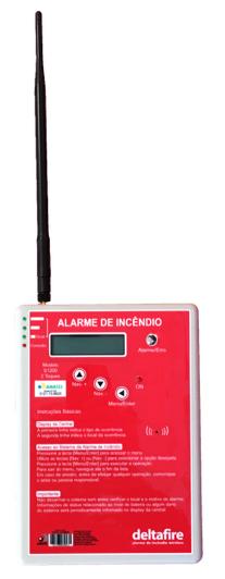 Alarme de Incêndio Wireless S1200-G3-62 (antena