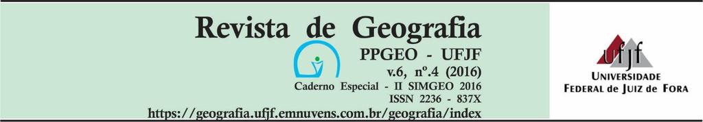 A GEOMORFOLOGIA DO TECNÓGENO E SUAS RELAÇÕES COM O ROMPIMENTO DA BARRAGEM FUNDÃO (MARIANA, MINAS GERAIS) THE GEOMORPHOLOGY OF TECHNOGENE AND ITS RELATIONSHIPS WITH FUNDÃO DAM FAILURE (MARIANA, MINAS