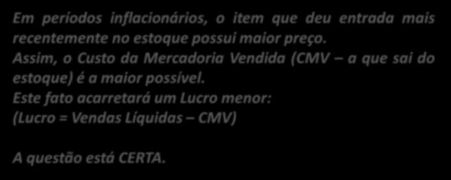 ..], com a finalidade de evitar o envelhecimento do estoque, observada a data de validade, quando houver; 27.