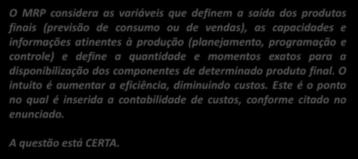 - MRP - Sistemas de Reposição de Estoque - MRP 2.