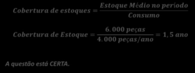 Alto giro de estoque implica: Menos tempo em que o $$ fica imobilizado em estoque (mais capital de giro); Maior lucro (já que as mercadorias estão sendo vendidas); Menos riscos incorrer em