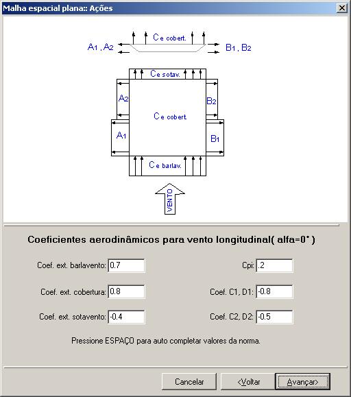 3º. Passo: Inicializa-se as variáveis B. Superior, Inferior, e Diagonais, declarando-se suas áreas.