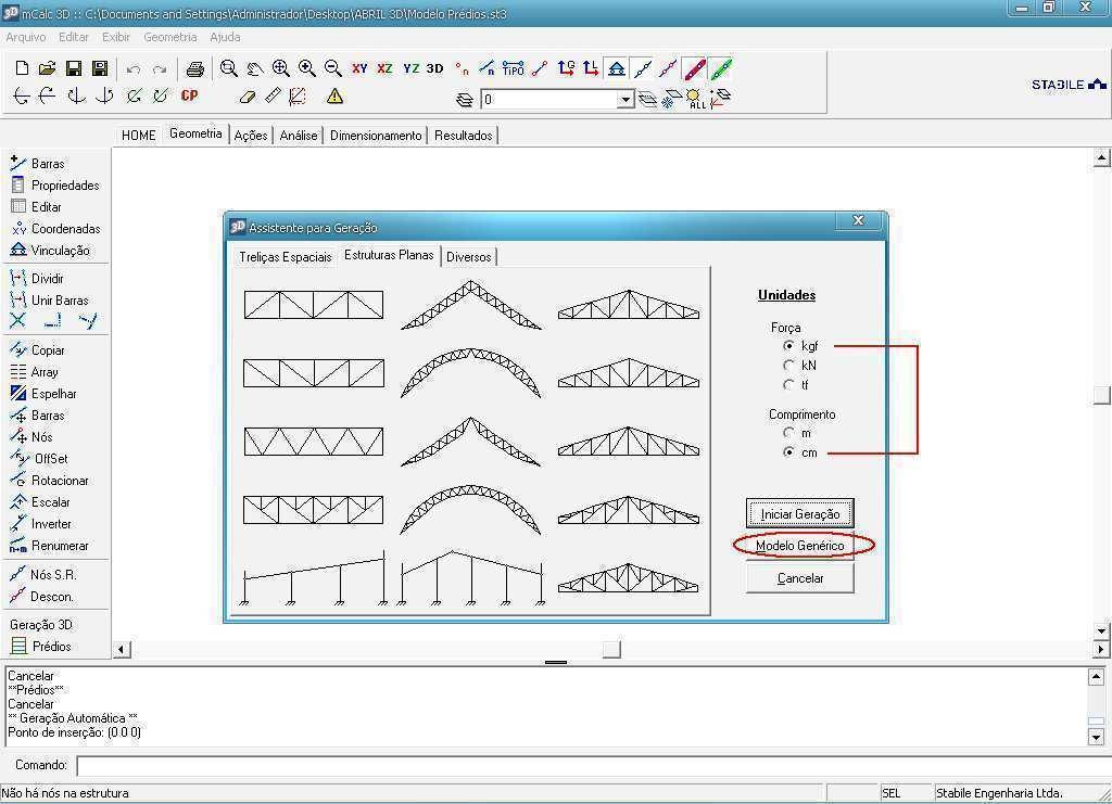 CAPÍTULO 4. MÓDULO PRÉDIOS 4.1. Introdução O módulo de prédios do mcalc 3D é um pré-processador para pavimentos metálicos.