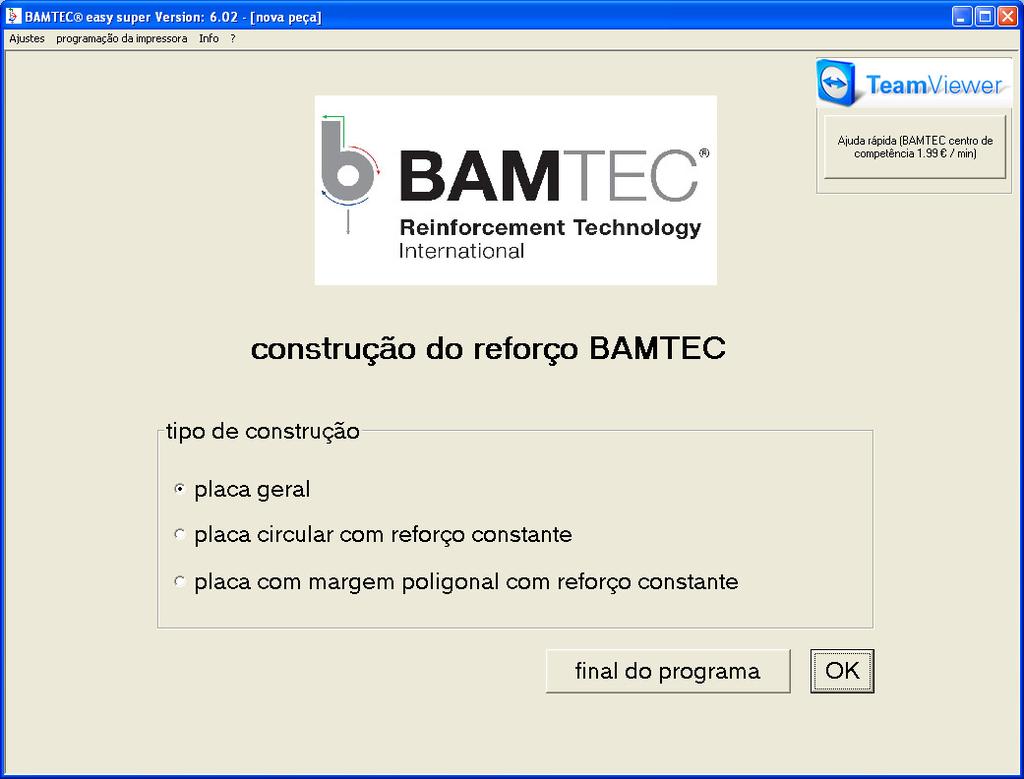 2. Selecção do tipo de construção Clique 1 Clique 2 (Janela 1, Figura 1) Um novo elemento estrutural é detectado normalmente como "Laje poligonal com armadura contínua".