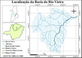 INTRODUÇÃO O Rio Vieiras constitui a principal rede hidrográfica da cidade de Montes