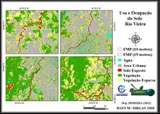 Em toda extensão do Rio Vieiras há preservada 41% de vegetação