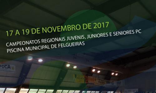 Campeonatos Regionais de PC (Juv-Jun-Sen) Os Campeonatos Regionais de Juvenis, Juniores e Seniores de piscina curta /Torneio Regional de Fundo de Juvenis da Associação de Natação do Norte de Portugal