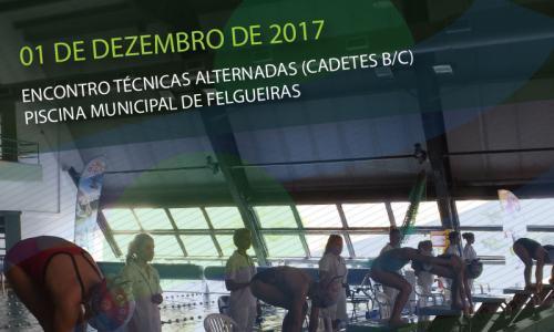 Encontro de Técnicas Alternadas A Piscina Municipal de Felgueiras recebeu, no dia 1 de dezembro, o Encontro Técnicas