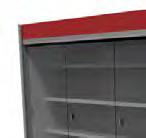 Mural refrigerado com portas ANNAPURNA/TIMANFAYA MURAL REFRIGERADO COM PORTAS Portas rebatíveis. 4 estantes de metal ajustáveis em altura e com expositores de preços.