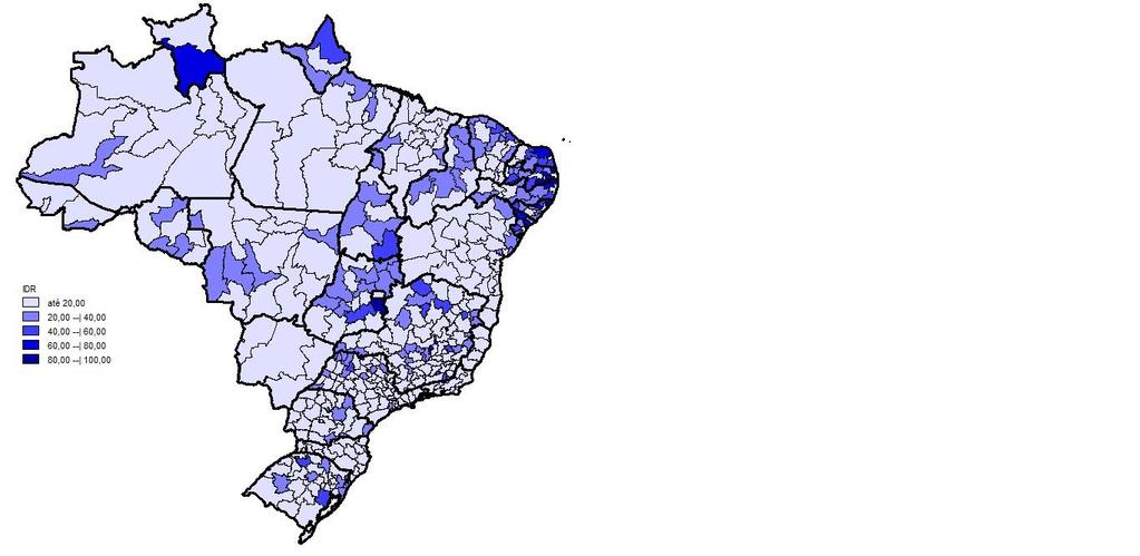 Figura 08: Índice de dependência de média complexidade hospitalar.