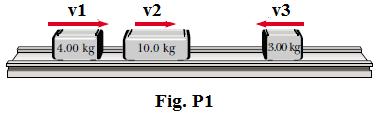 QC.18) Um bloco de 4,0kg se move com 2,0 m/s e um bloco de 1,0 kg se move com 4,0 m/s. Os dois blocos sofrem a mesma força de frenagem até atingirem o repouso.