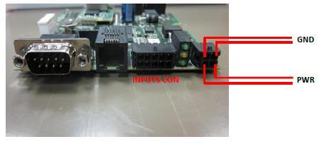 4.2- Conectores no Módulo Concentrador. CONNECTOR PINOS DEFINIÇÃO Alimentação Entradas Con 1 DB9 1, 2 3, 4 2 pinos superiores 2 pinos inferiores VALOR PADRÃO Terra 9V 40 Vcc Cor. Máx.