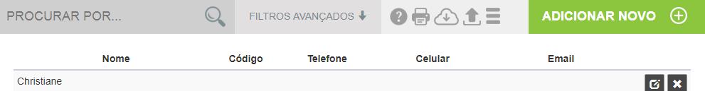 CONFIGURAÇÕES > EMPRESA > FUNCIONÁRIOS > ADICIONAR NOVO, no final da tela.