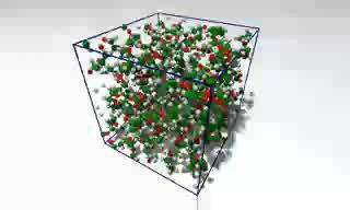 Dinâmica molecular de polímeros Simulação de dinâmica molecular