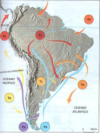 (Fonte: Carlos Augusto F. Monteiro, In IBGE, Geografia do Brasil, Grande Região Sul, p.121. In Adas, Melhem. Panorama Geográfico do Brasil, 1998, p.337.