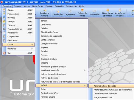 Pág 70 de 107 Resolvendo Administr Cartões - Cadastrando Como Configurar Administradoras de Cartões?