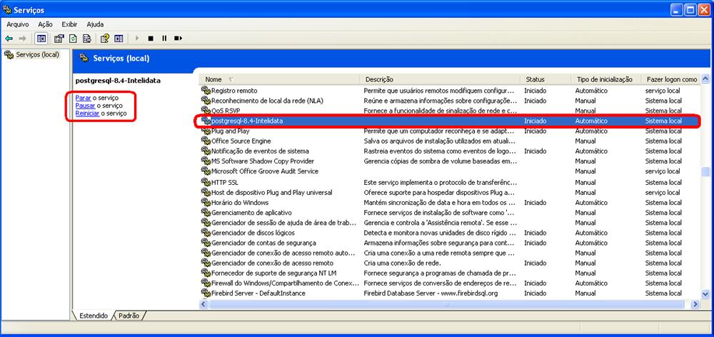 a pasta log 3º) Exclua todos os arquivos de dentro da pasta log 4º) Execute a operação que está gerando o problema 5º) Abra novamente a pasta log e o arquivo com extensão log no bloco de notasex: