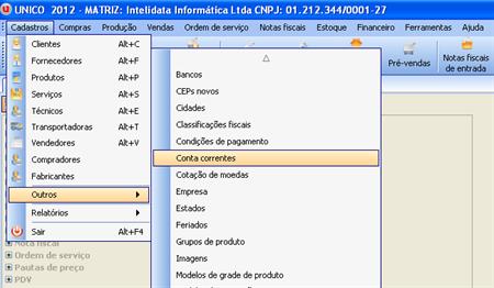 Pág 90 de 107 7º) Entre com os dados da sua conta corrente (A Conta Corrente deve