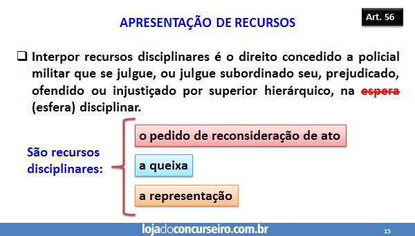 44. O Regulamento Disciplinar da Polícia Militar do Piauí (Decreto n.º 3.
