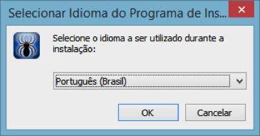 a. Escolha o idioma. b. Siga os passos indicados pelo instalador. c. Finalize a instalação do programa.