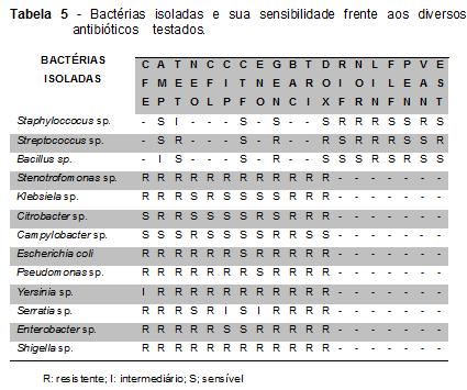 32 Influência da contaminação bacteriana sobre os parâmetros espermáticos de suínos e perfil de resistência dos agentes isolados A monitoração periódica da carga bacteriana do sêmen, imediatamente