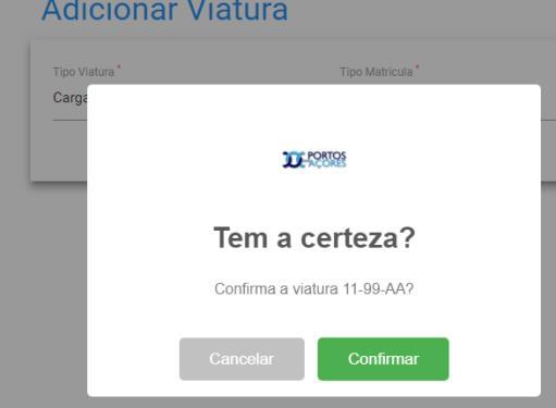 Gestão de Frota O submenu Gestão de Frota é dedicado à gestão de viaturas pelas quais a sua empresa se responsabiliza pela entrada nas instalações portuárias, sendo possível efetuar 2 operações: