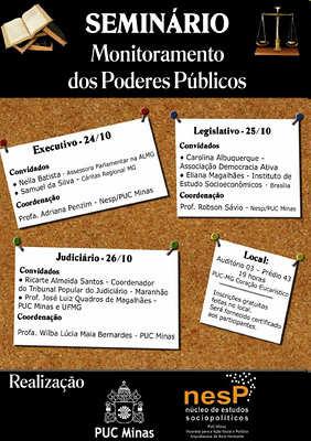 Projeto de Acompanhamento do Legislativo - Atividades desenvolvidas em três regiões episcopais, visando discutir a metodologia de acompanhamento - Promoção de dois seminários: * Ciclo de debates