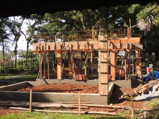 Início obras guarita Visando um melhor conforto e mais