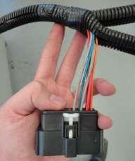 3 Passo Modificação do conector do chicote elétrico da DCU p/ montagem do Cj