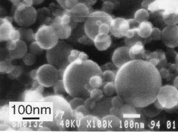 45 Figura 2.8 - Microscopia eletrônica de partículas esféricas de sílica ativa, mostrando que as partículas apresentam ser lisas (MITCHELL et al., 1998) 2.3.