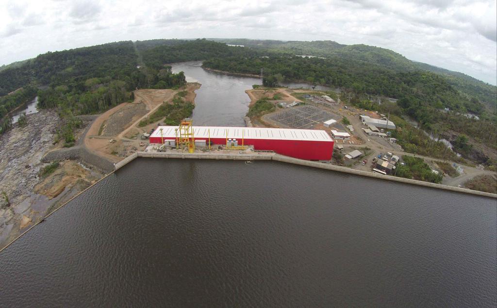 UHE Santo Antônio do Jari 373,4 MW / 217,7 MW médios Vista da casa de força Receita bruta (antecipação) (UHE em operação) em 2014: R$ 215,8 milhões; Contabilização de redução do imobilizado