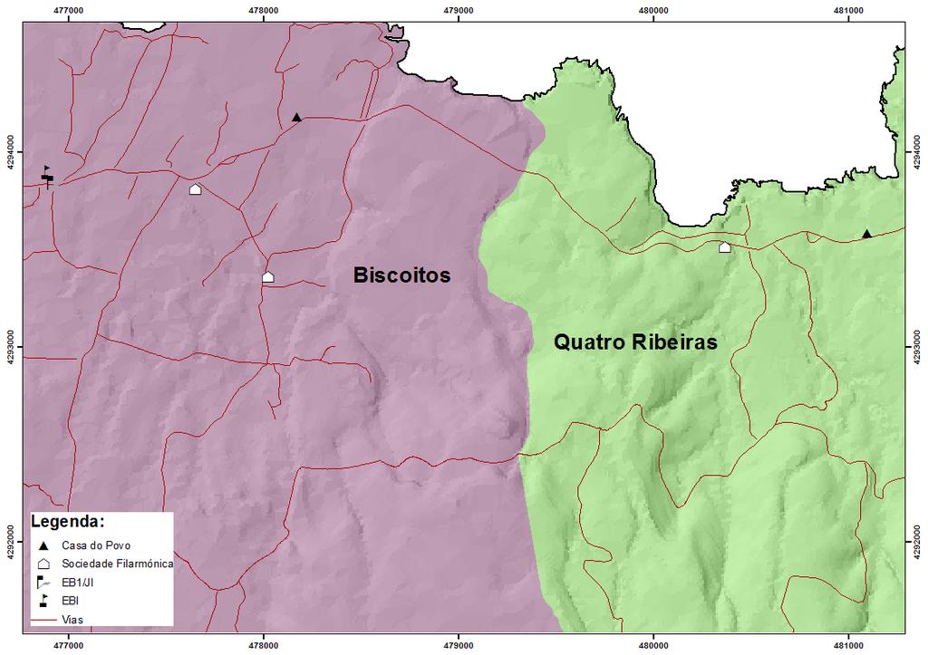 Figura 8 Possíveis alojamentos