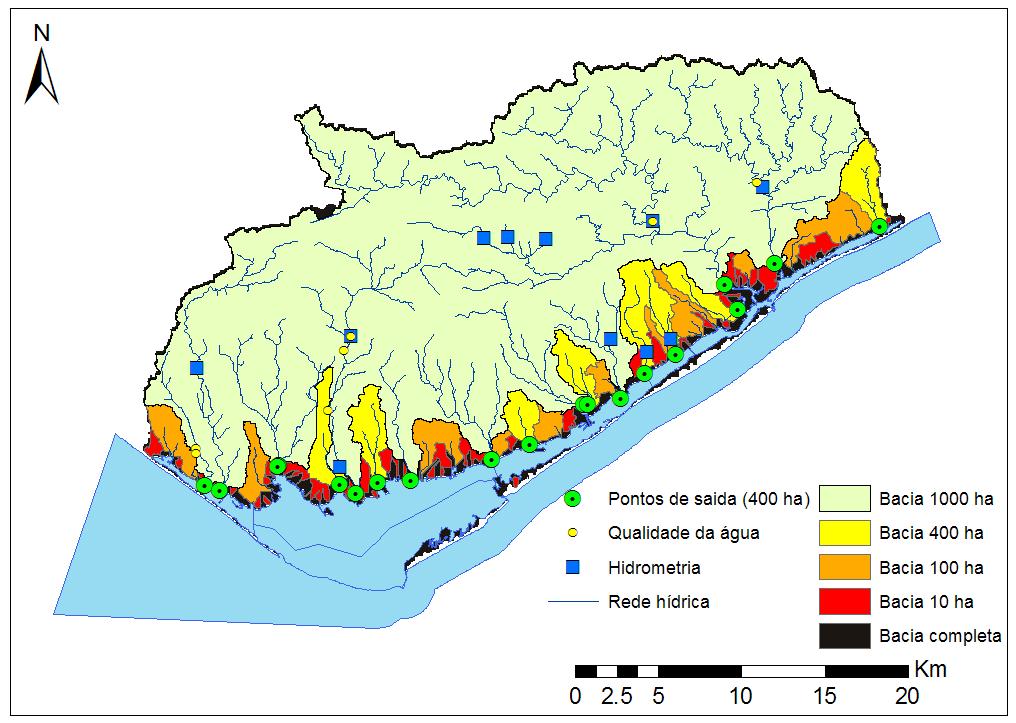 especial quando é tido em conta que uma parte importante da área não simulada corresponde a usos do solo costeiros (e.g. salinas, sapais, zonas urbanas). Figura 15.